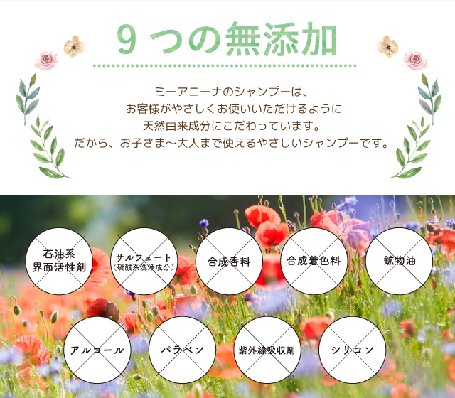 ミーアニーナ　アミノ＆フルーツ　オールインシャンプー